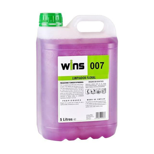 LIMPIADOR NEUTRO FLORAL WINS 5L