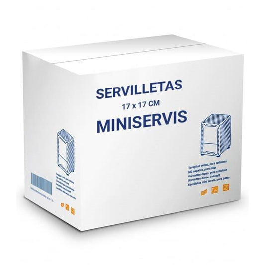 SERVILLETA MINISERVIS CELULOSA 14.000 Ud