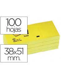 PACK DE 3 BLOC NOTAS QUITA Y PON DEQUA DE 38 x 51mm