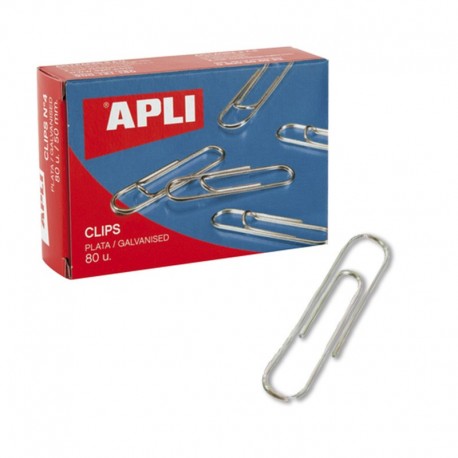 CAJA 100 CLIPS LABIADOS REDONDOS DEQUA Nº3