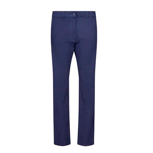 PANTALON MUJER CHINO STRETCH NAVY T-38